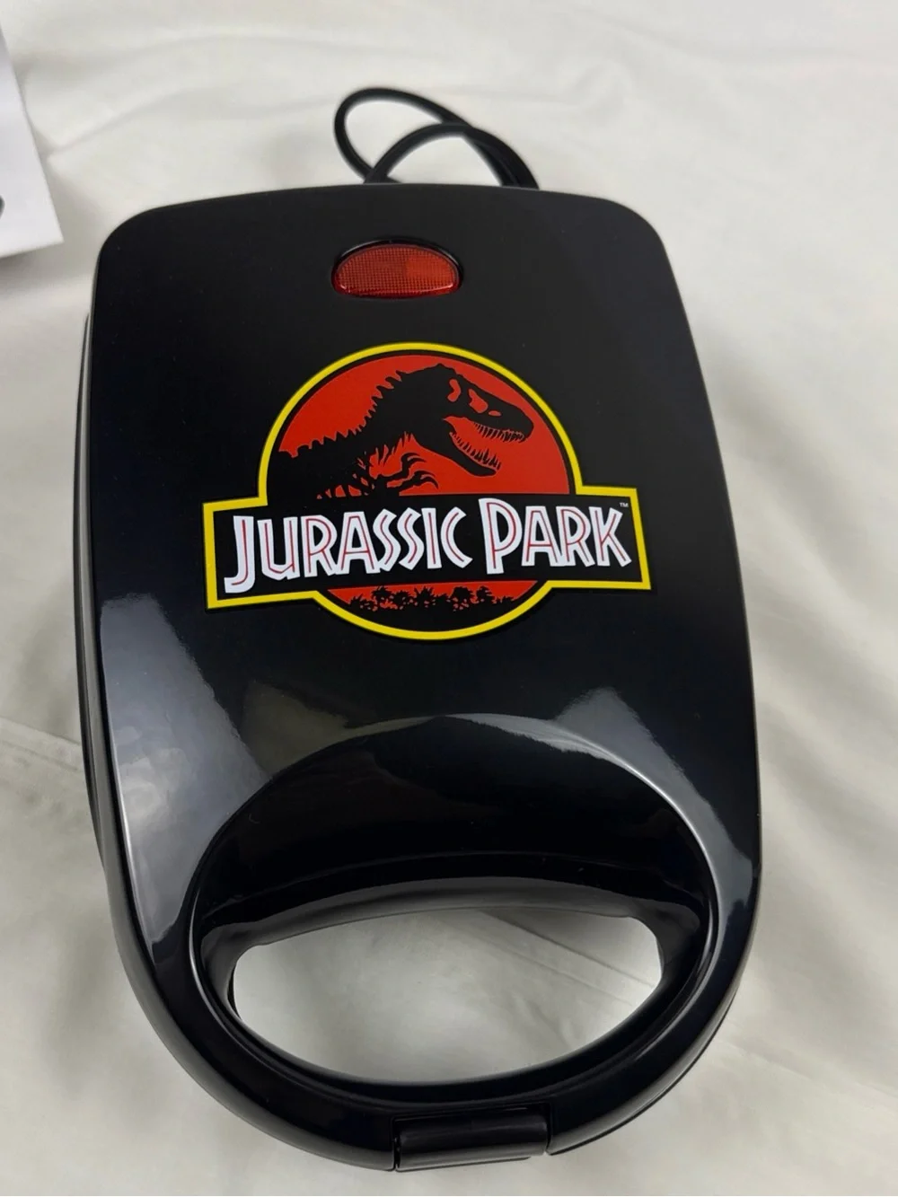 Uncanny Brands Jurassic Park Grilled Cheese Panini Press Maker